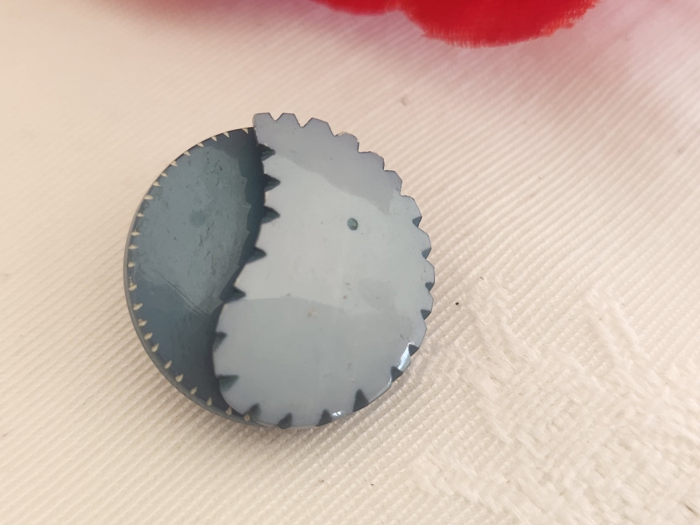 collection bouton ancien bleu dos vis 1,8 cm ou 18 mm G3E
