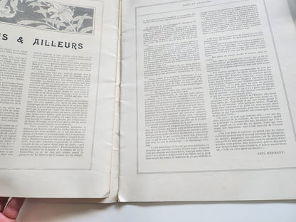 Les modes juillet 1901 n°1 art nouveau document broche Lambert peigne Mangeant
