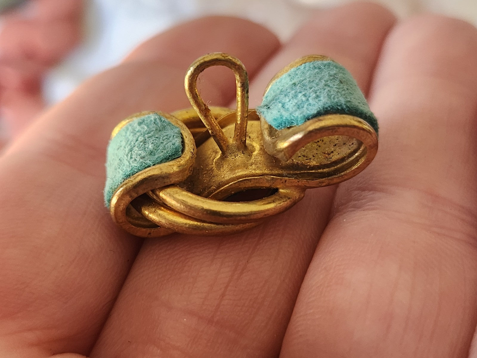 Collection bouton ancien en métal ornement parurier 2,6 cm G12L