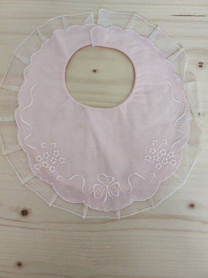 Lot 22 bavoirs anciens bebe poupée vintage à nettoyer B4