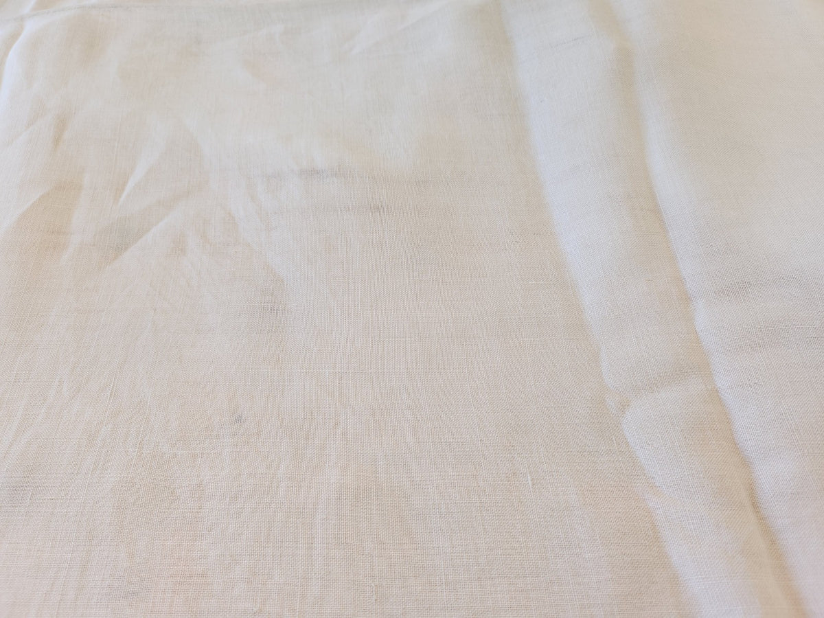 Ancien grand drap large monogramme AG original toile B6