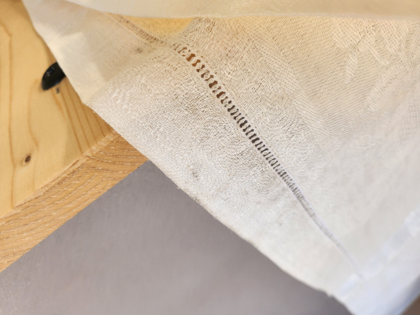 Ancienne nappe double monogramme H JK? sans doute jamais utilisé B6
