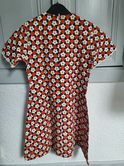 Robe ancienne pour trés grande poupée enfant  vintage à nettoyer B5