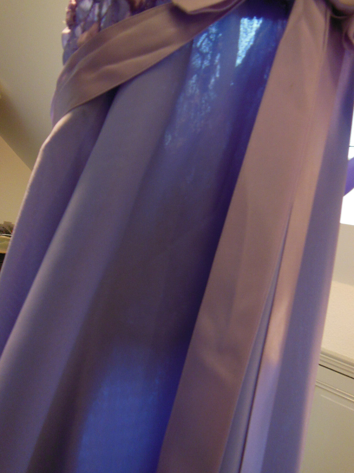 Pur vintage robe violette longue Catherine  Denailles sublime T36/38 Ref PORT