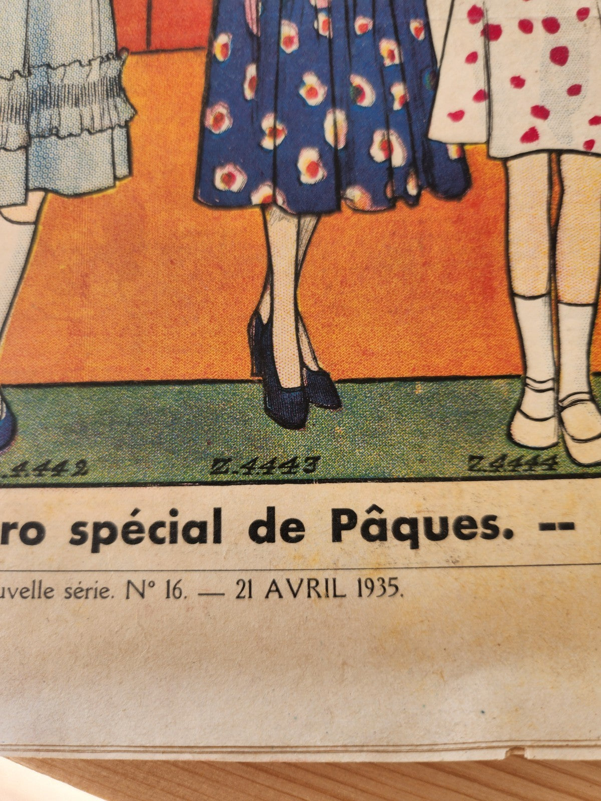 La mode française journal avril 1935 n°16 patrons conseils coupe Pâques