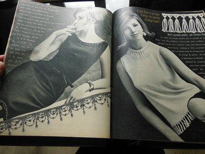 Elle 1962 n°884 les robes qui dansent superbes pub ancienne vintage mode