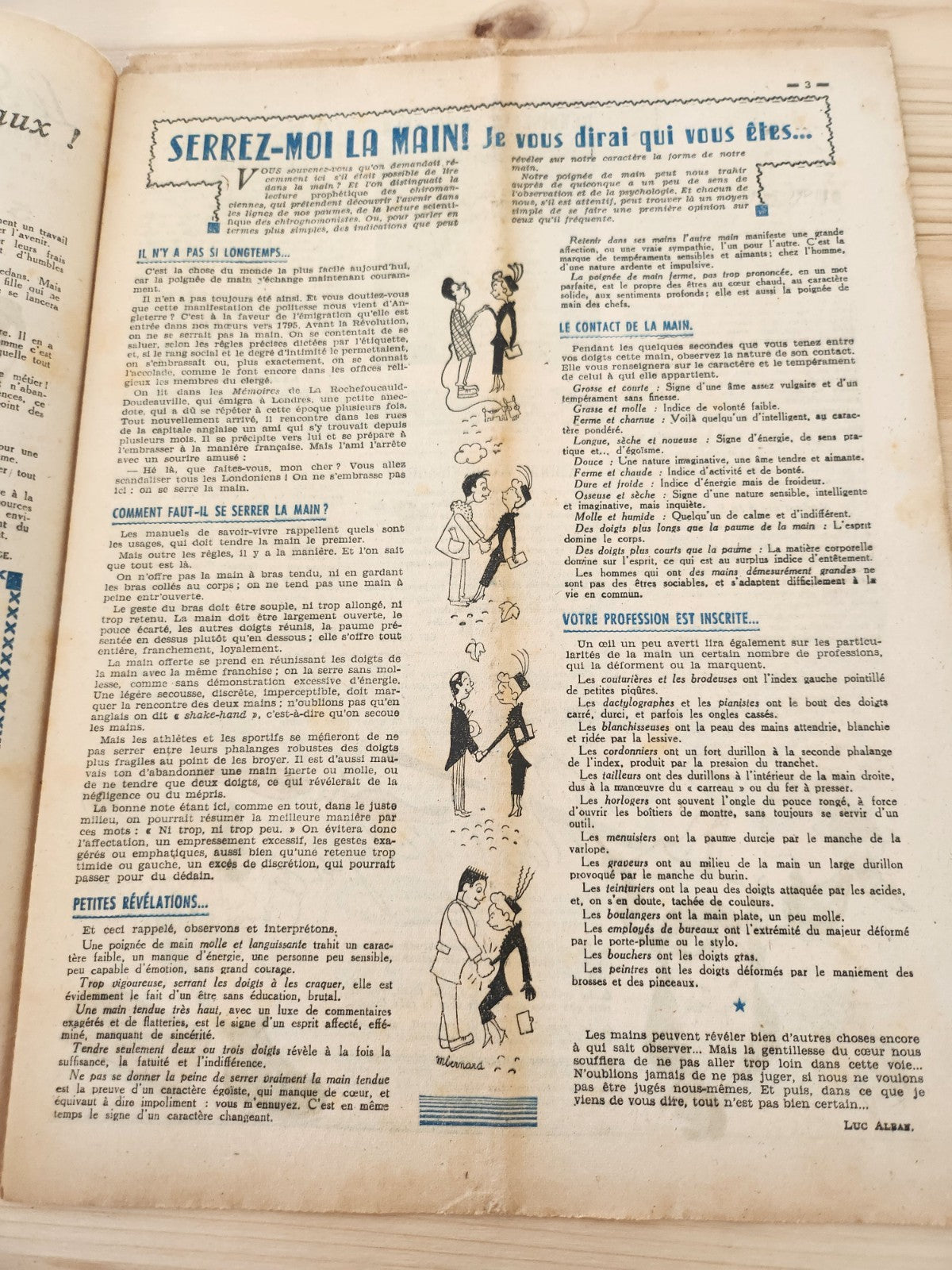 Le petit echo de la mode 1948 n°6 a tables les touts petits  notes d'élégance