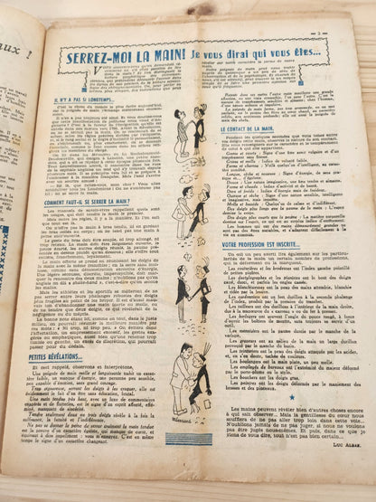 Le petit echo de la mode 1948 n°6 a tables les touts petits  notes d'élégance
