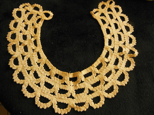 Col ancien dentelle adulte au crochet bi à nettoyer théâtre costume T1-16