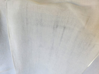 Ancien grand drap large monogramme AG original toile B6