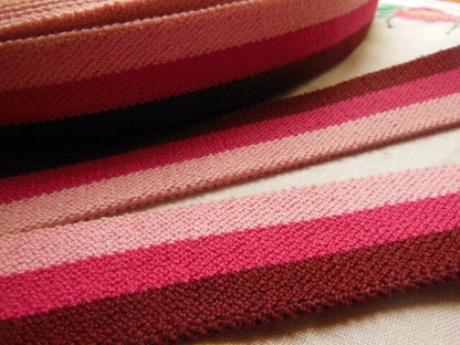 Elastique vintage ton rose original large 2 mètre sur 3 cm ancien A4
