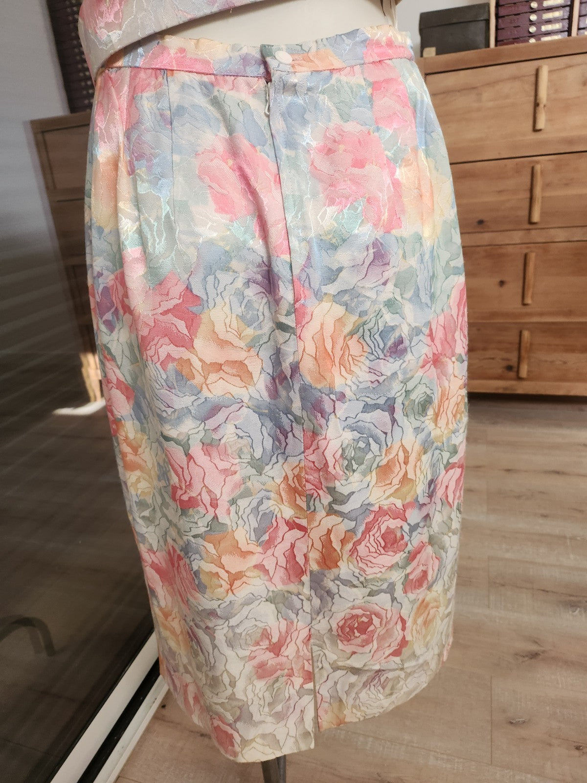 Jupe droite année 90 Lina innocenti made in France taille 38 à verifier  B8