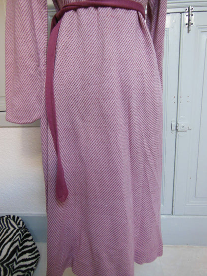 Pur vintage robe ancienne rose Sophie Garas 42? B7