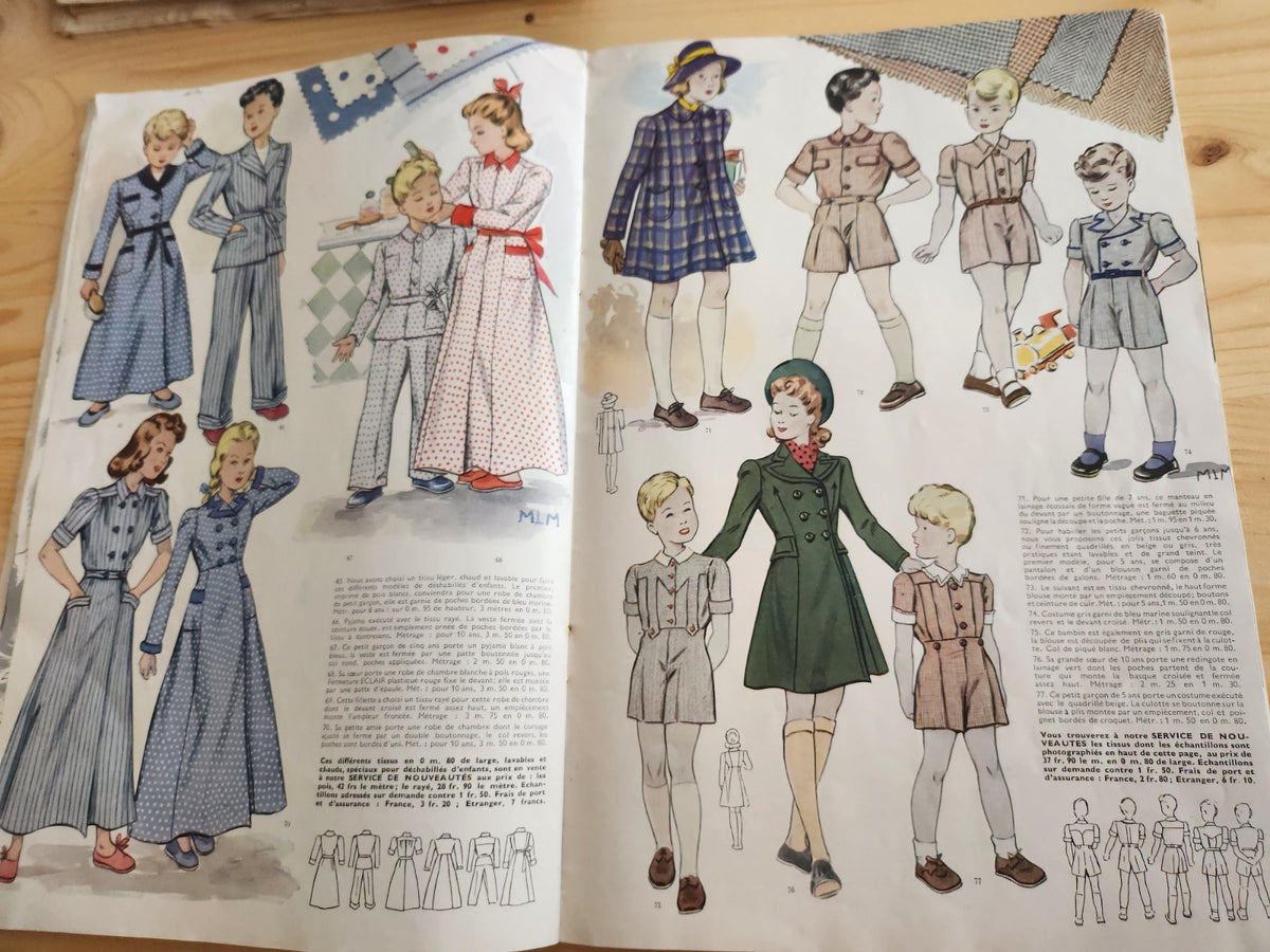 Modes et travaux  aout 1939 couverture serge ivanoff mode pub chasse n°472