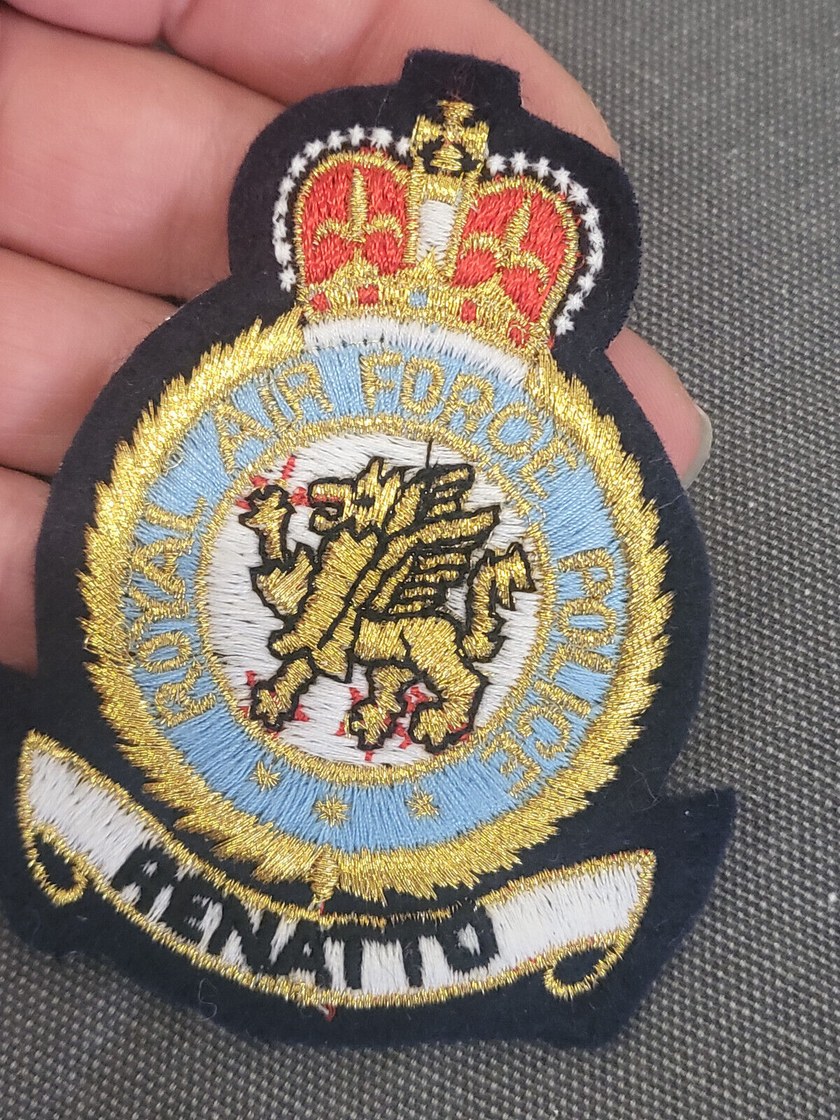Transfert patch thermocollant gros customisation couture  air force Renatto T17