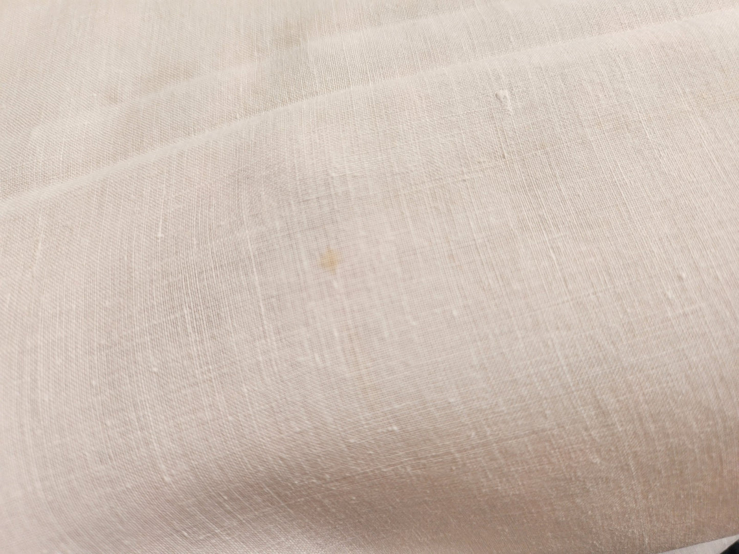 Ancien petit drap broderie incrustation ideal petit rideau enfant  B6