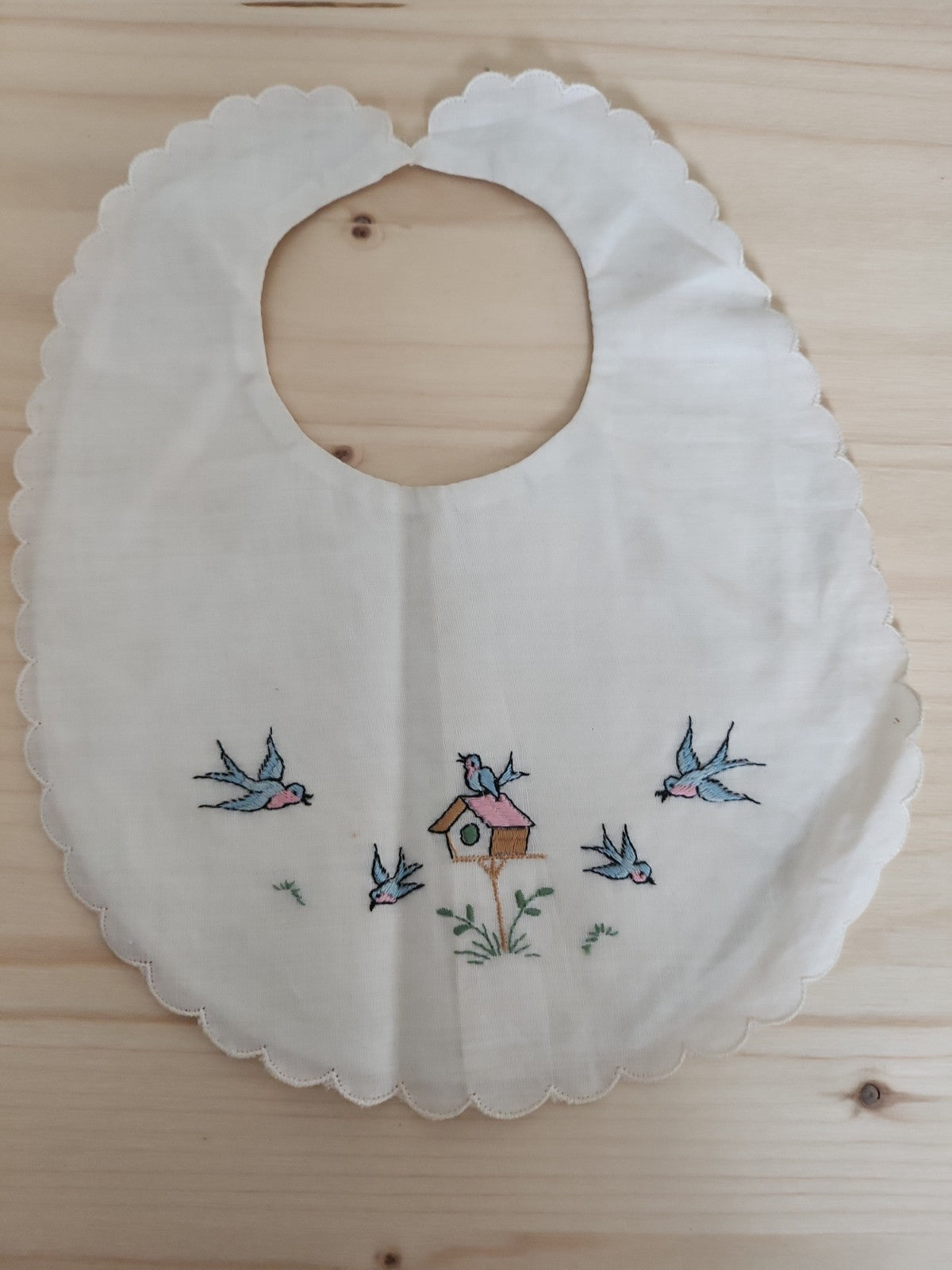 Lot 22 bavoirs anciens bebe poupée vintage à nettoyer B4