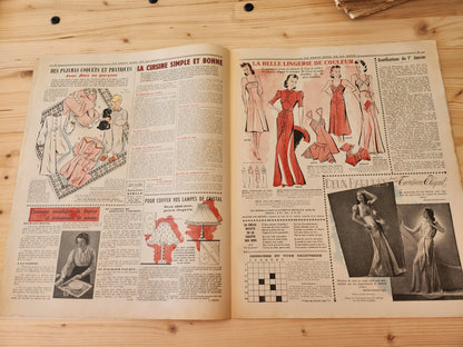 Le petit echo de la mode 1941 n°1 nouvelle année revue mode francaise