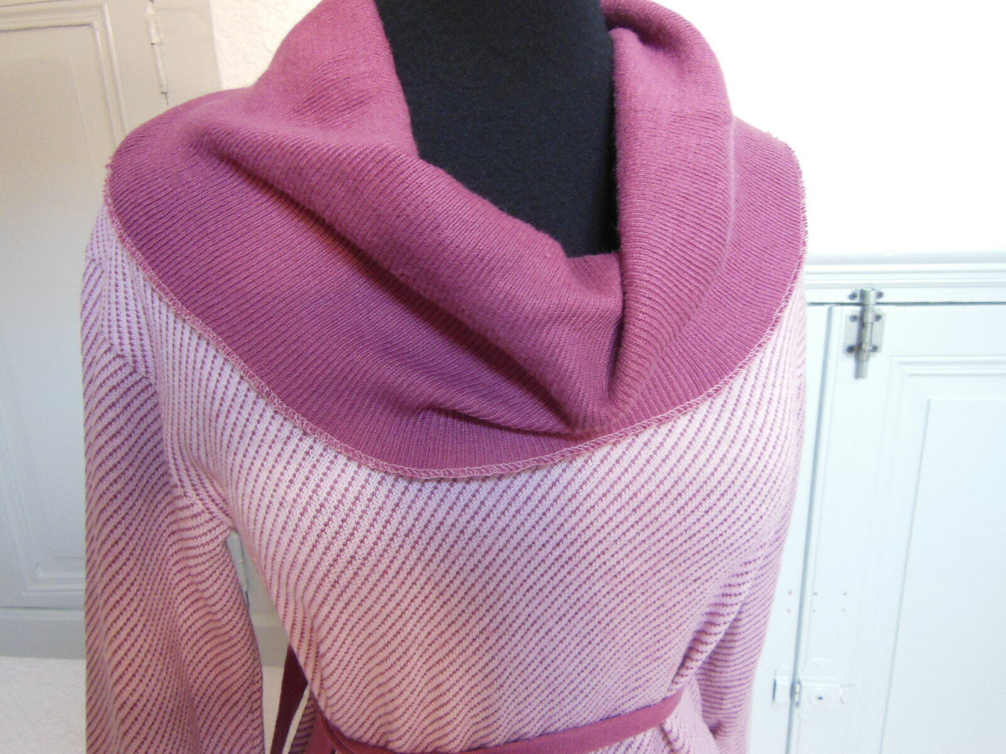 Pur vintage robe ancienne rose Sophie Garas 42? B7