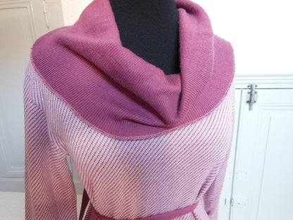 Pur vintage robe ancienne rose Sophie Garas 42? B7