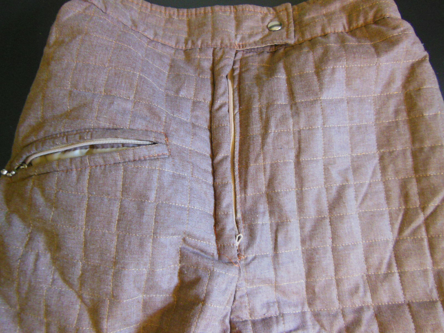 Pur vintage pantalon pattes d'eph de ski rare taille trés haute 34 36 ?  B1