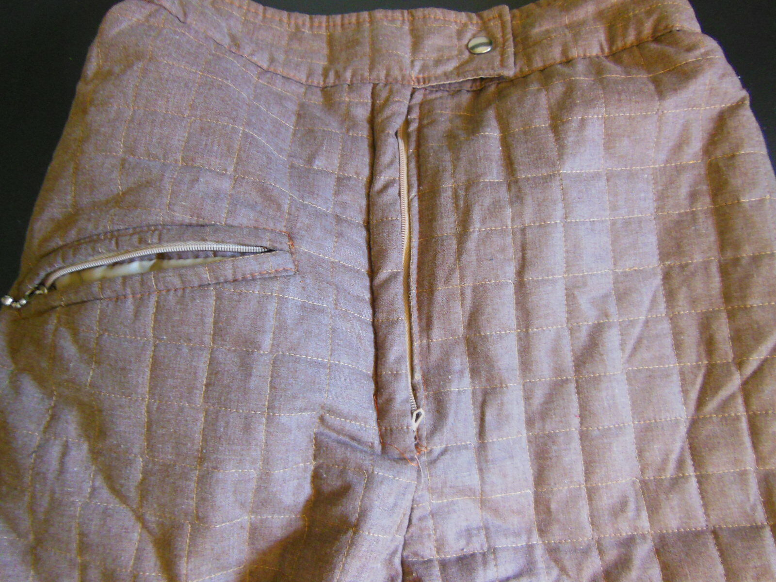 Pur vintage pantalon pattes d'eph de ski rare taille trés haute 34 36 ?  B1