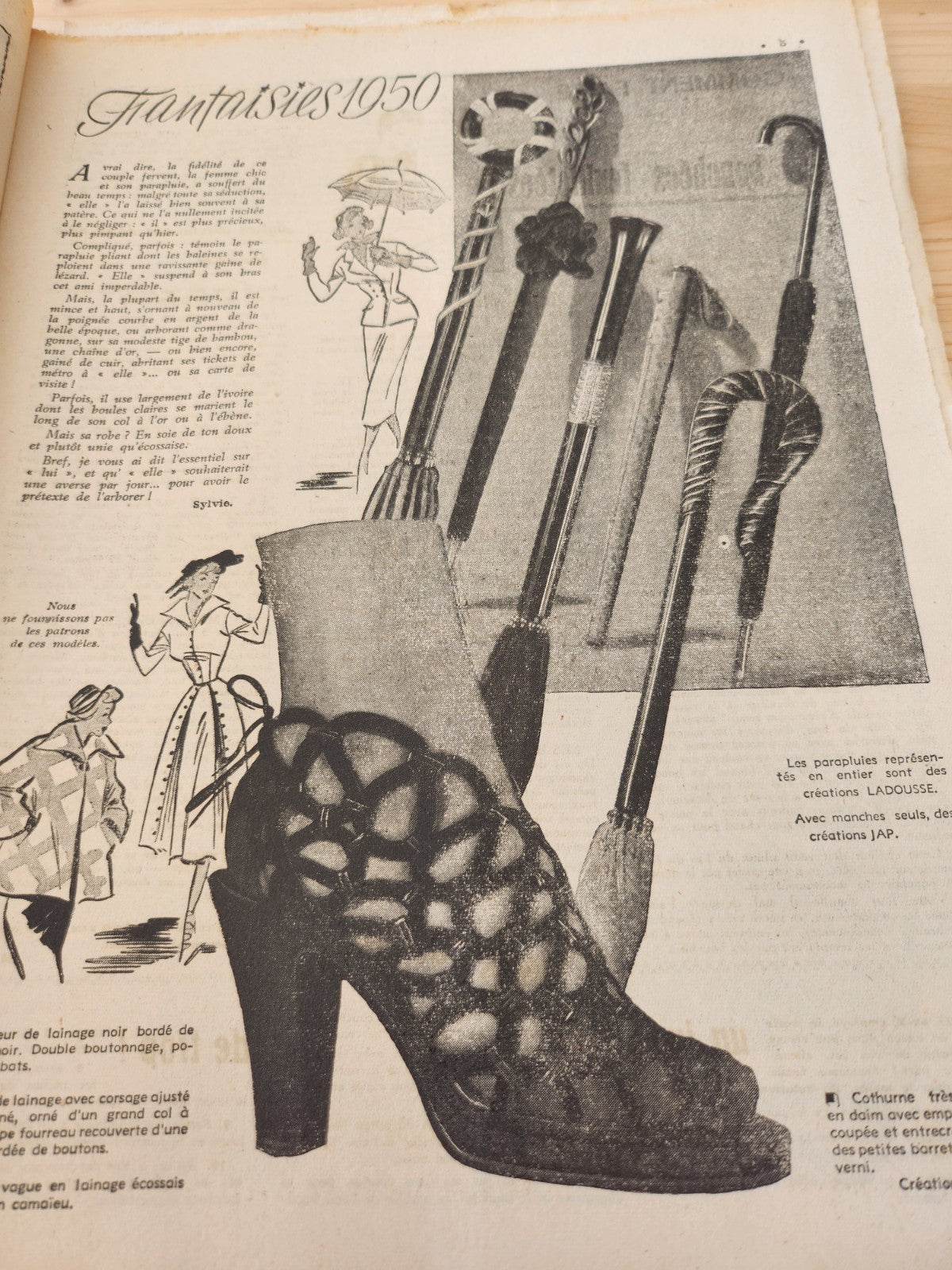 Le petit echo de la mode 1950 n°6 mode française année 50