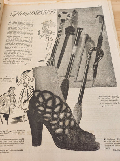 Le petit echo de la mode 1950 n°6 mode française année 50