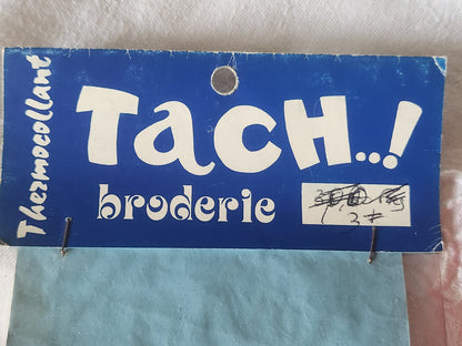 Ancien patch vintage thermocollant "USA" broderie customisation 