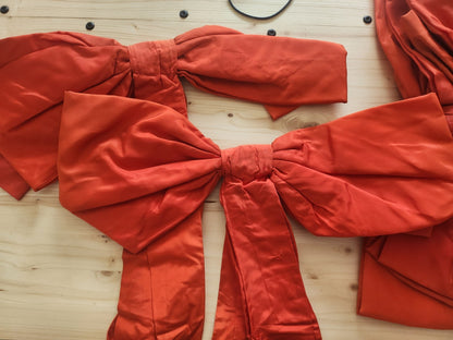 Lot de 12 énormes nœuds anciens déco robe a nettoyer B0