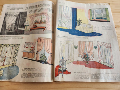 Le petit echo de la mode 1954 n°9  le printemps dans la maison