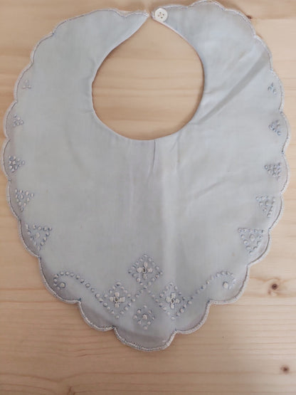 Lot 22 bavoirs anciens bebe poupée vintage à nettoyer B4