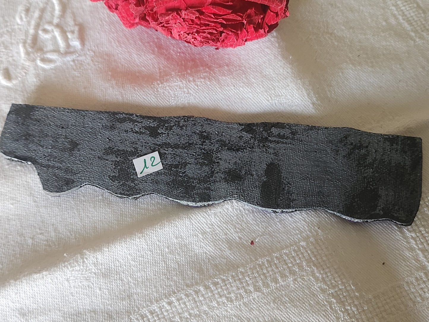 Tampon ancien sans support frise idéal broderie collection coq levé du jour n°12