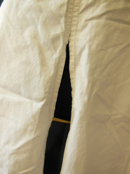 Ancienne culotte fendue panty  dentelle broderie theatre  B6