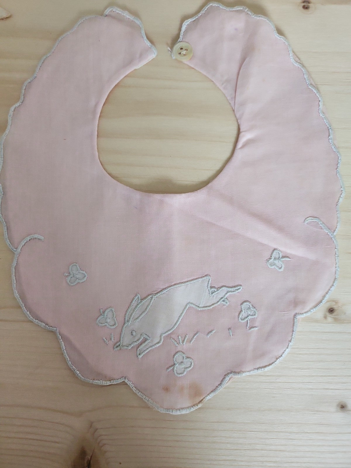 Lot 22 bavoirs anciens bebe poupée vintage à nettoyer B4