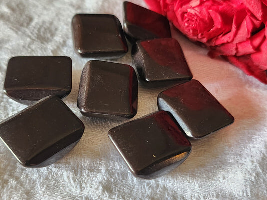 Lot 6 boutons vintage marron à pied  1,7 sur 1,9 cm à pied rectangle ref 6042