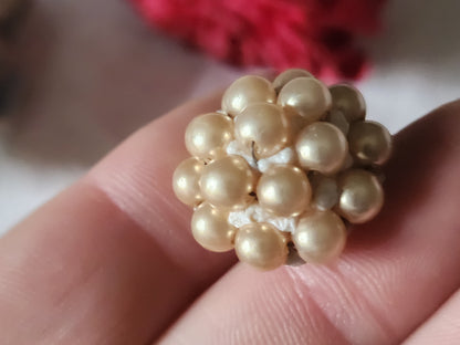 Collection bouton ancien fait maison ???? perle dome 2,1 cm G18H