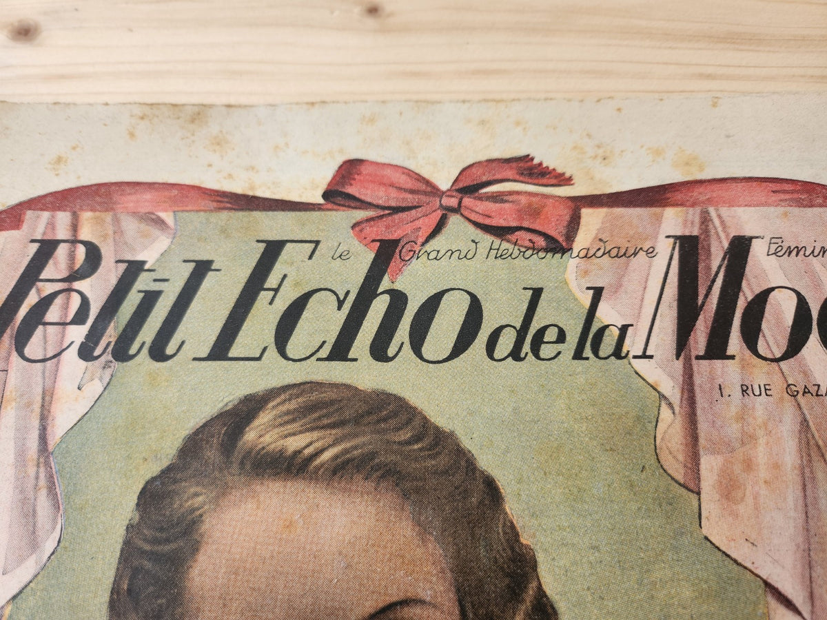 Le petit echo de la mode 1941 n°1 nouvelle année revue mode francaise