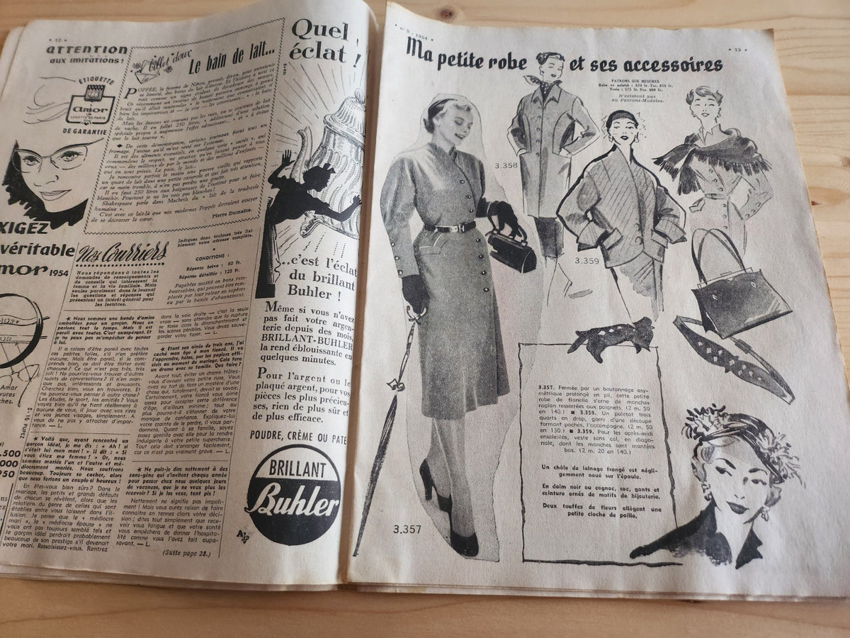 Le petit echo de la mode 1954 n°9  le printemps dans la maison