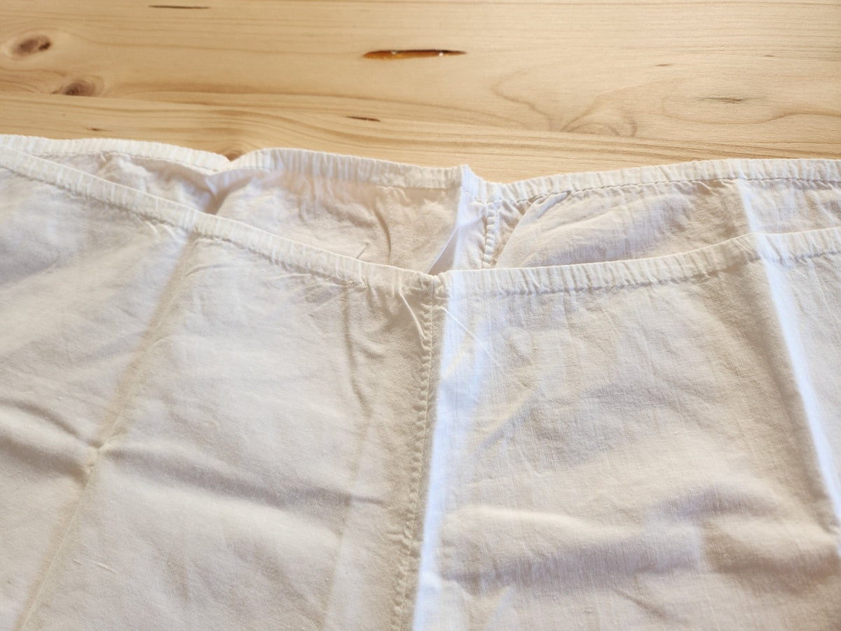 Culotte ancienne short nuit broderie monogramme SH  legere neuve B8