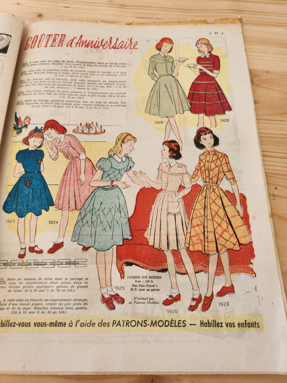 Le petit echo de la mode 1950 n°6 mode française année 50