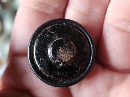 Bouton ancien en celluloïd pétillant multicolore  diamètre: 2,7 cm G8I