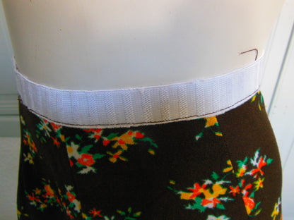 Pur vintage longue jupe bandeau cravate ancien taille 36/38 à remanier B4
