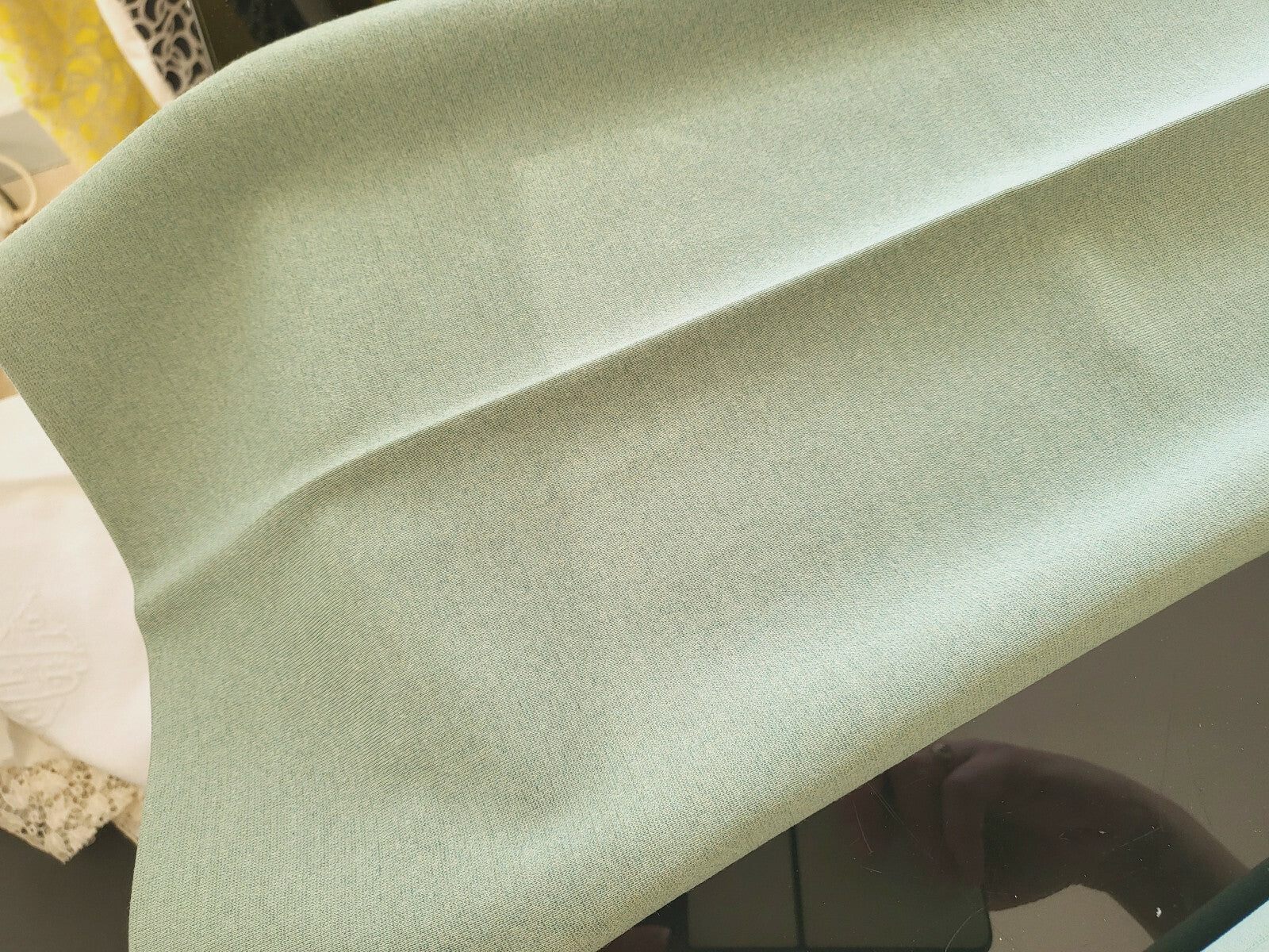 Pur vintage pantalon pattes d'eph vert taille 36  B4