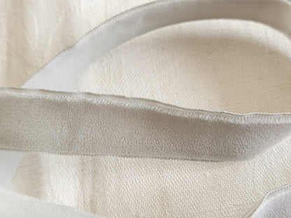 Ruban vintage velours gris poupée chapeau 3 mètres sur 1,6 cm  A5