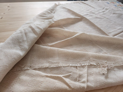 Grand ouvrage de dame ancien a terminer broderie 155 sur 92 cm B8