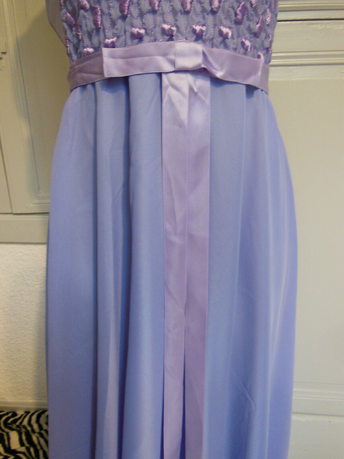 Pur vintage robe violette longue Catherine  Denailles sublime T36/38 ref port