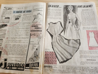 Le petit echo de la mode 1954 n°5  la maison Joyeuse idée pas cher  les canards
