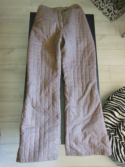 Pur vintage pantalon pattes d'eph de ski rare taille trés haute 34 36 ?  B1