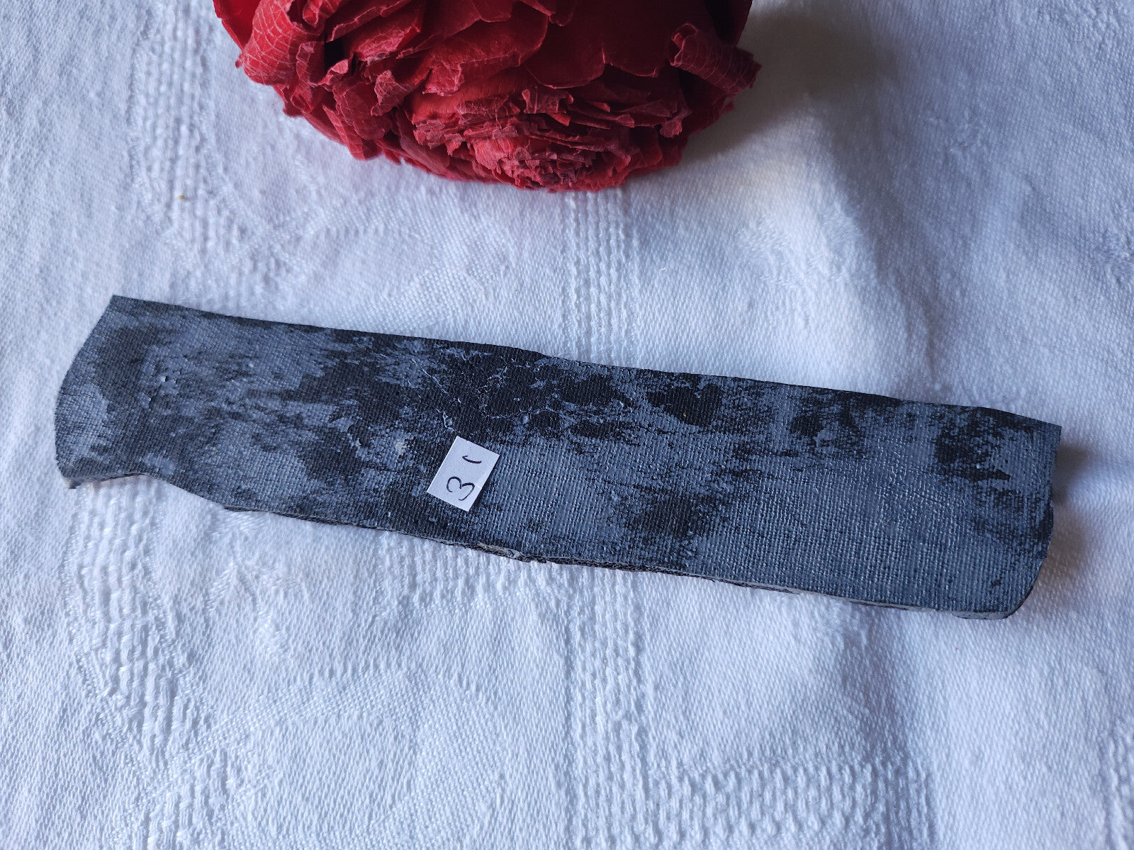 Tampon ancien sans support frise broderie collection travail au champs  n°31